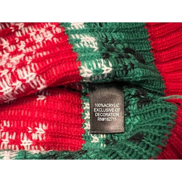 33 Degree Unisex Ugly Christmas Sweater  Size S  Beer Pocket  Reindeer Snowflake - Picture 6 of 7